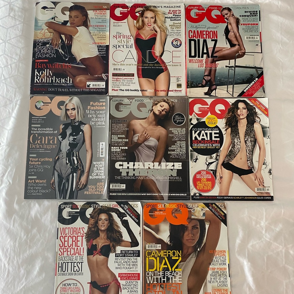 GQ Magazine Collectibles (British)